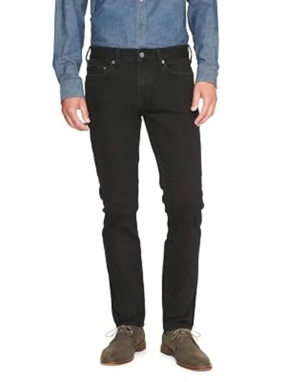 Banana Republic 32x30 Jeans Men Dark Gray Skinny Techmotion Cotton Stretch